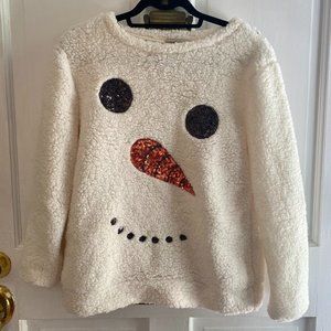 Chance or Fate Cozy Snowman Pullover Sweater